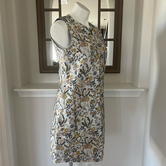 Tory Burch Jacquard Dress, Floral Mini Cocktail Party Size 8, New with Tag $698 - Picture 7 of 16